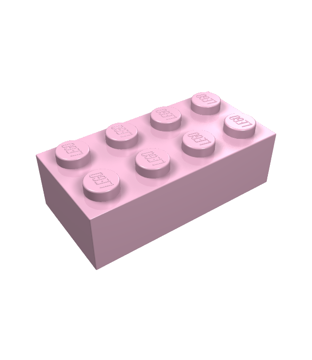 LEGO - Steen 2 x 4 - Bright Pink | N
