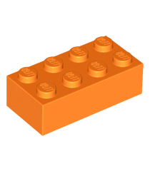 LEGO - Steen 2 x 4 - Orange | N - Thumbnail
