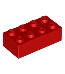 LEGO - Steen 2 x 4 - Red | N - Thumbnail
