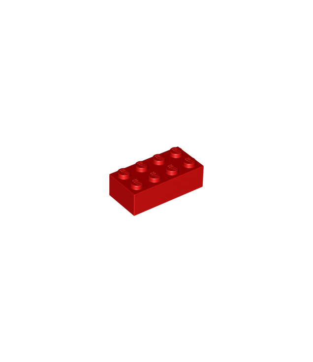 LEGO - Steen 2 x 4 - Red | N