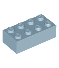 LEGO - Steen 2 x 4 - Sand Blue | N - Thumbnail