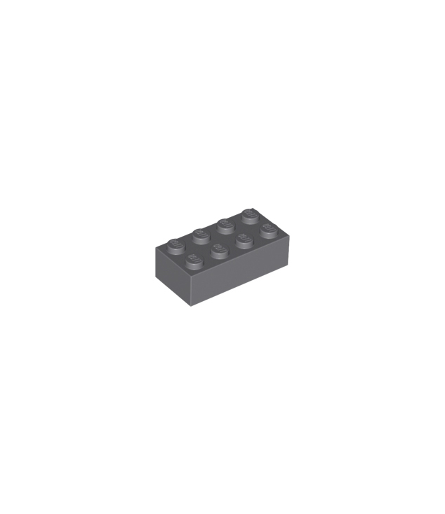 LEGO - Steen 2 x 4 - Dark Bluish Gray | N