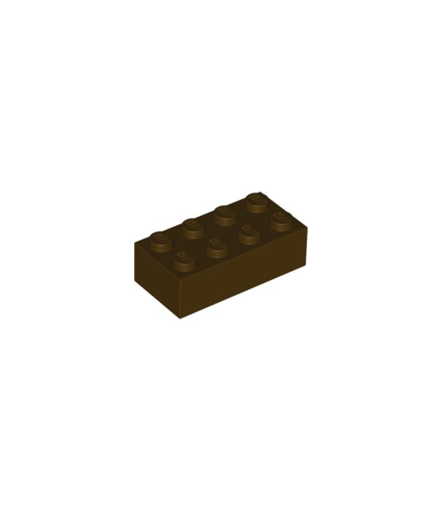 LEGO - Steen 2 x 4 - Dark Brown | N