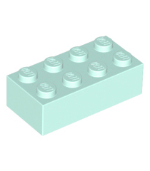 LEGO - Steen 2 x 4 - Light Aqua | N - Thumbnail