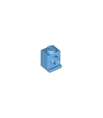 LEGO - Steen, gemodificeerd 1 x 1 met koplamp - Medium Blue | N - Thumbnail