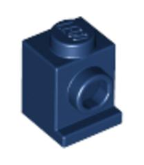 LEGO - Steen, gemodificeerd 1 x 1 met koplamp - Dark Blue | N - Thumbnail