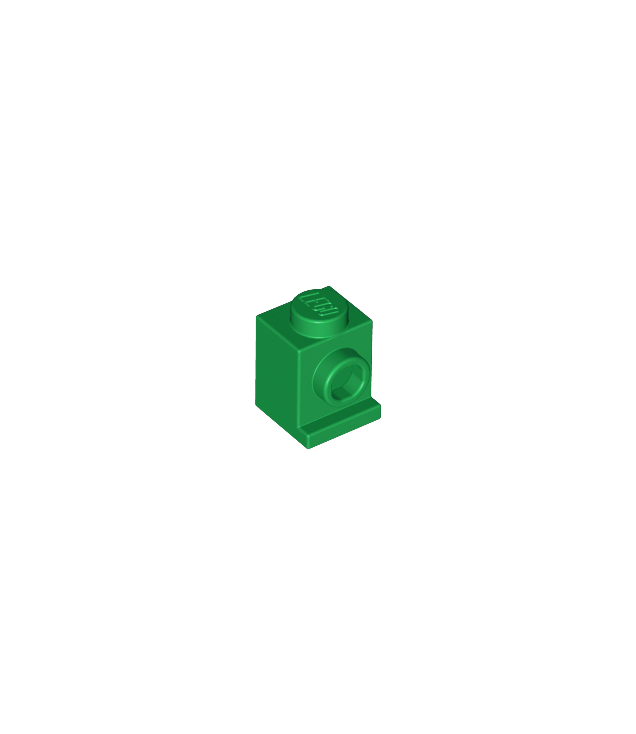 LEGO - Steen, gemodificeerd 1 x 1 met koplamp - Green | N