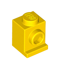 LEGO - Steen, gemodificeerd 1 x 1 met koplamp - Yellow | N - Thumbnail