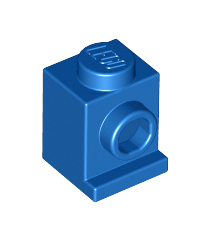 LEGO - Steen, gemodificeerd 1 x 1 met koplamp - Blue | N - Thumbnail