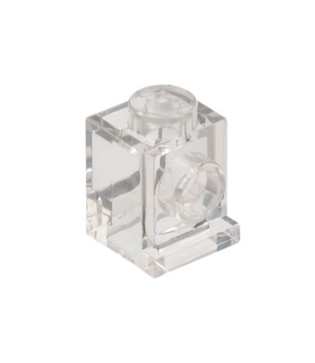 LEGO - Steen, gemodificeerd 1 x 1 met koplamp - Trans-Clear | N