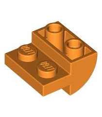 LEGO - Helling, gebogen 2 x 2 omgekeerd - Orange | N - Thumbnail
