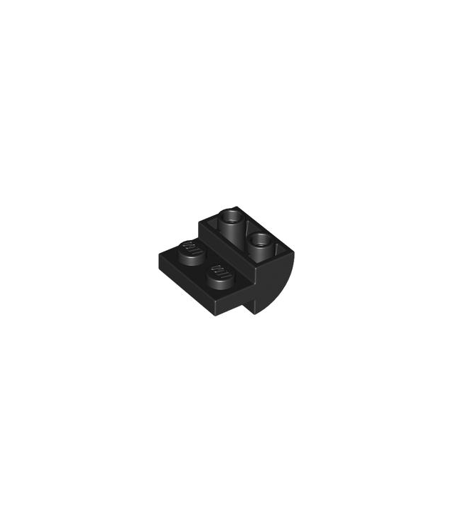 LEGO - Helling, gebogen 2 x 2 omgekeerd - Black | N