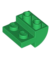 LEGO - Helling, gebogen 2 x 2 omgekeerd - Green | N - Thumbnail