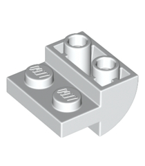 LEGO - Helling, gebogen 2 x 2 omgekeerd - White | N - Thumbnail