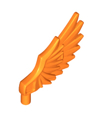 LEGO - Minifiguur vleugel gevederd - Orange | N - Thumbnail