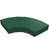 LEGO - Tegel, ronde hoek 2 x 2 macaroni - Dark Green | N - Thumbnail