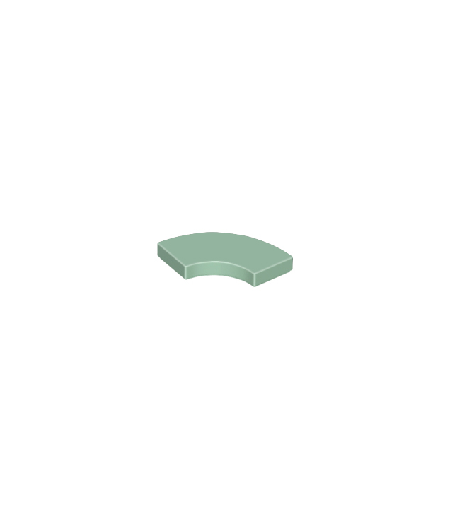 LEGO - Tegel, ronde hoek 2 x 2 macaroni - Sand Green | N