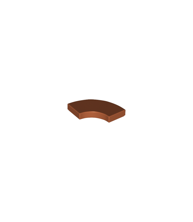LEGO - Tegel, ronde hoek 2 x 2 macaroni - Dark Orange | N