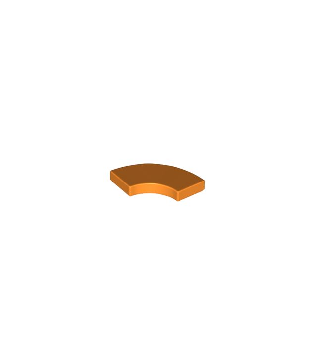 LEGO - Tegel, ronde hoek 2 x 2 macaroni - Orange | N