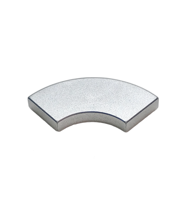 LEGO - Tegel, ronde hoek 2 x 2 macaroni - Metallic Silver | N