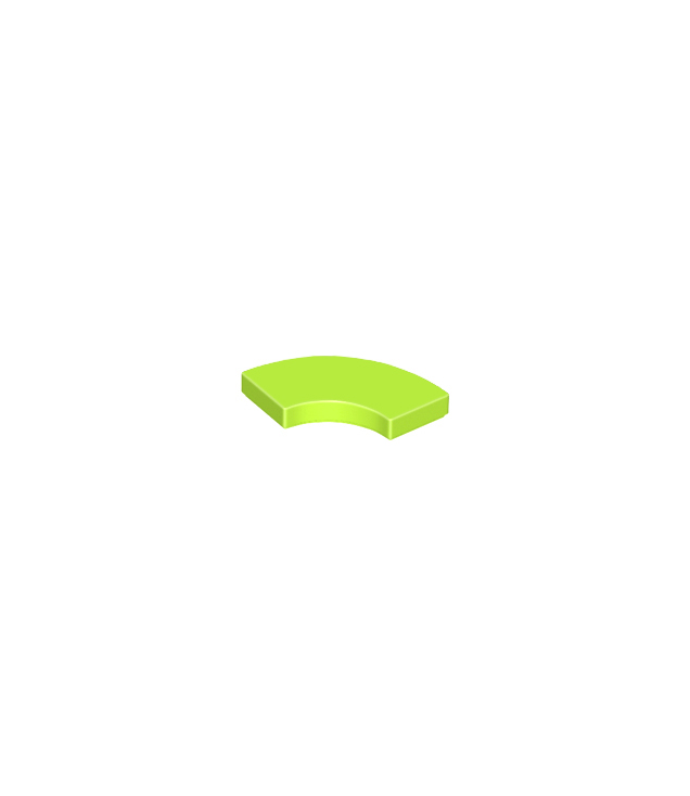 LEGO - Tegel, ronde hoek 2 x 2 macaroni - Lime | N