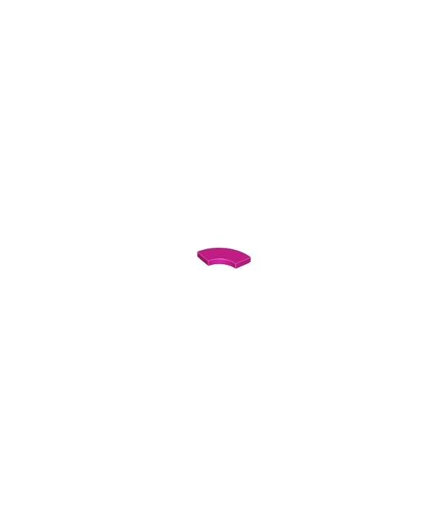 LEGO - Tegel, ronde hoek 2 x 2 macaroni - Magenta | N