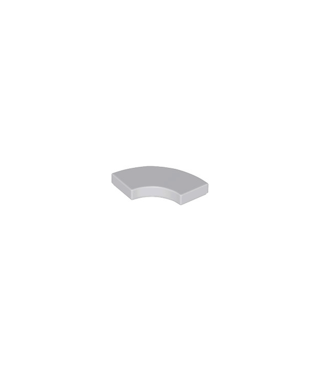 LEGO - Tegel, ronde hoek 2 x 2 macaroni - Light Bluish Gray | N