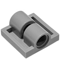 LEGO - Plaat, gemodificeerd 2 x 2 met pen-gaten - Light Bluish Gray | N - Thumbnail