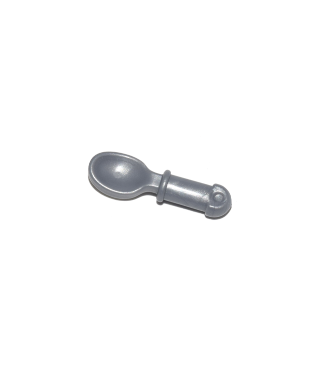LEGO - Minifiguur-accessoire, lepel met afgerond handvat - Flat Silver | N