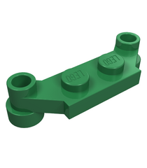 LEGO - Plaat, gemodificeerd 1 x 4 versprongen - Green | N - Thumbnail