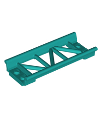 LEGO - Trein-/achtbaanrail recht 8L - Dark Turquoise | N - Thumbnail