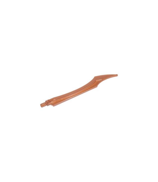 LEGO - Hero Factory-wapen, zwaard met gebogen punt - Reddish Copper | N