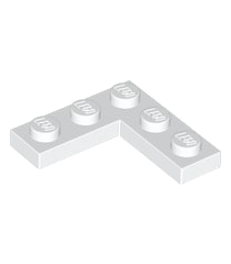 LEGO - Plaat 3 x 3 hoek - White | N - Thumbnail