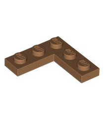 LEGO - Plaat 3 x 3 hoek - Medium Nougat | N - Thumbnail