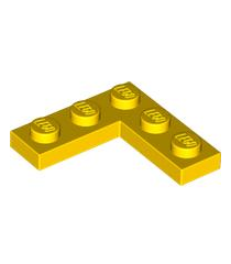 LEGO - Plaat 3 x 3 hoek - Yellow | N - Thumbnail