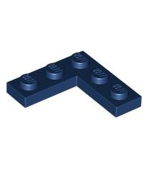 LEGO - Plaat 3 x 3 hoek - Dark Blue | N - Thumbnail