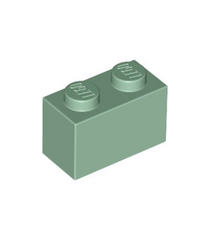 LEGO - Steen 1 x 2 - Sand Green | N - Thumbnail