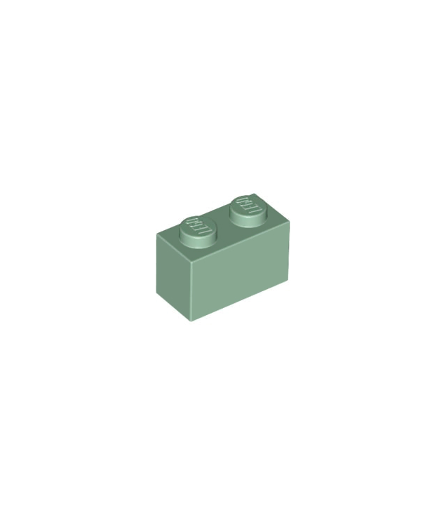 LEGO - Steen 1 x 2 - Sand Green | N