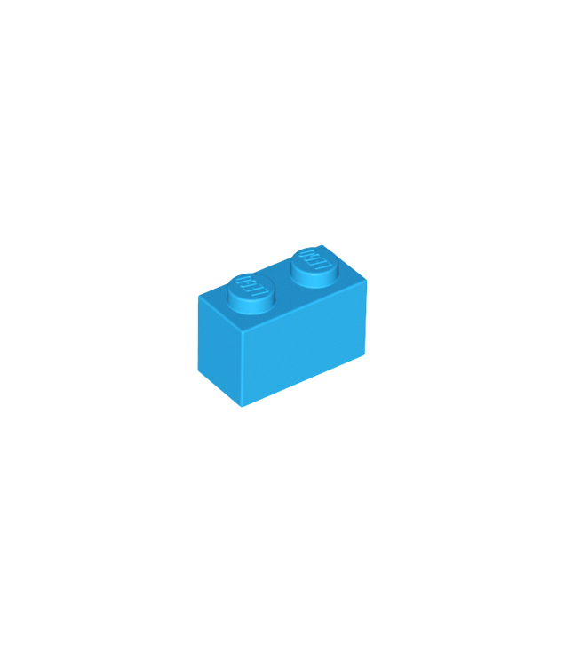 LEGO - Steen 1 x 2 - Dark Azure | N