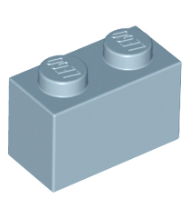 LEGO - Steen 1 x 2 - Sand Blue | N - Thumbnail