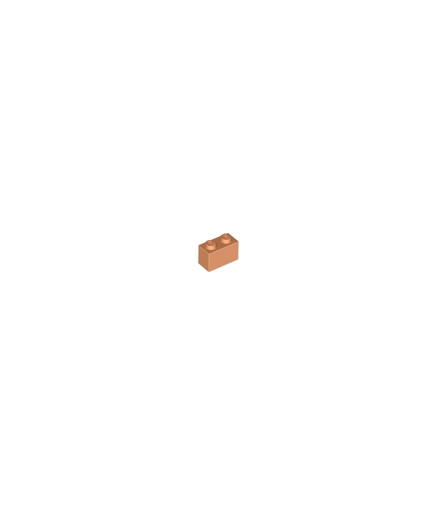 LEGO - Steen 1 x 2 - Nougat | N