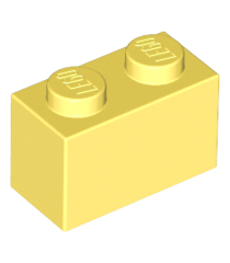 LEGO - Steen 1 x 2 - Bright Light Yellow | N - Thumbnail