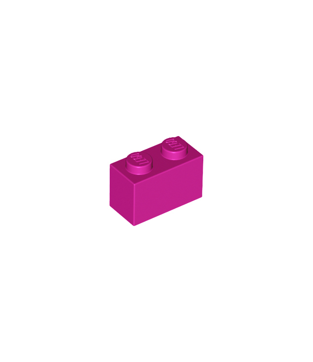 LEGO - Steen 1 x 2 - Magenta | N