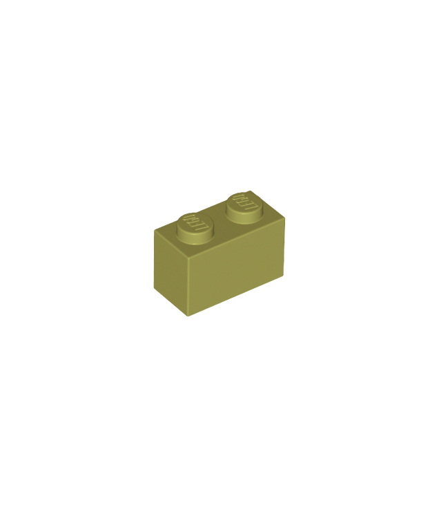 LEGO - Steen 1 x 2 - Olive Green | N