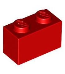 LEGO - Steen 1 x 2 - Red | N - Thumbnail