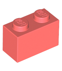 LEGO - Steen 1 x 2 - Coral | N - Thumbnail