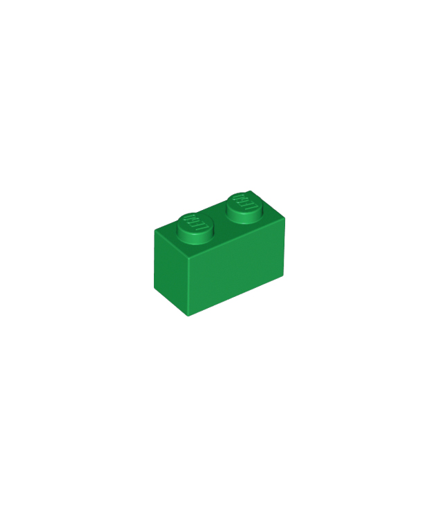 LEGO - Steen 1 x 2 - Green | N