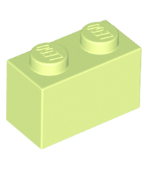 LEGO - Steen 1 x 2 - Yellowish Green | N - Thumbnail