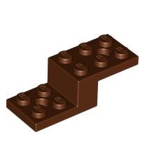 LEGO - Beugel 5 x 2 x 1 1/3 met 2 gaten - Reddish Brown | N - Thumbnail