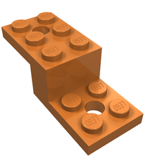 LEGO - Beugel 5 x 2 x 1 1/3 met 2 gaten - Medium Nougat | N - Thumbnail